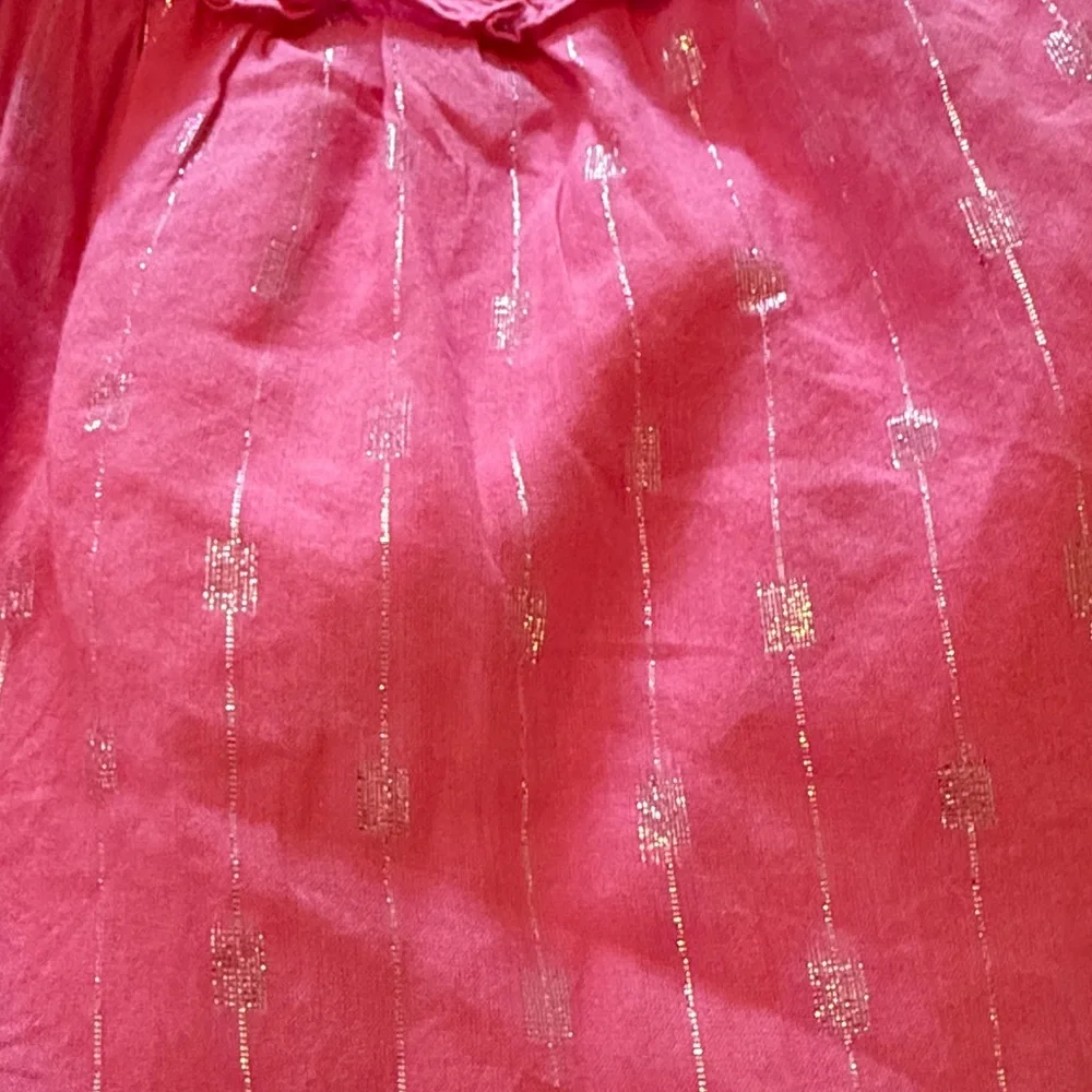 Crown & Ivy Pink Skater Skirt w/ metallic‎ embellishments. NWT -retail 54.50